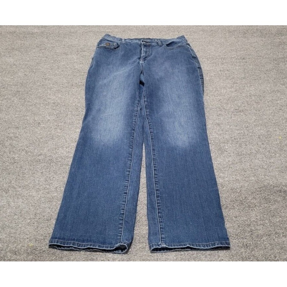 Kuhl Denim Jeans Women's 12 Reg Stretch Straight Leg High Rise Comfy Outdoor